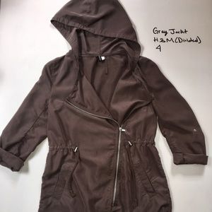 Gray/brown utility jacket. H&M. 4.